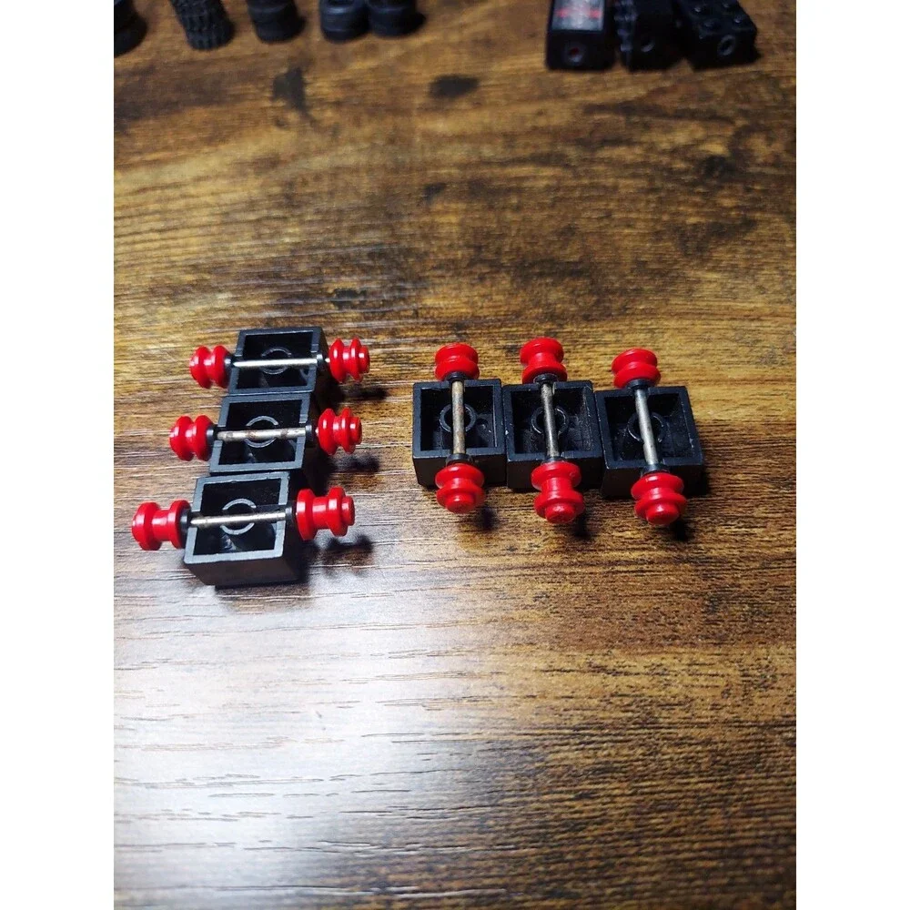 LEGO Wheels Tires Axles Lot 25 Pieces 2x2 2x4 Vintage 1970's